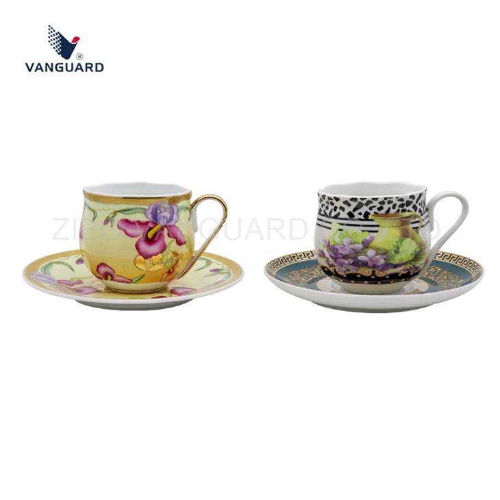 White Espresso Cup And Saucer